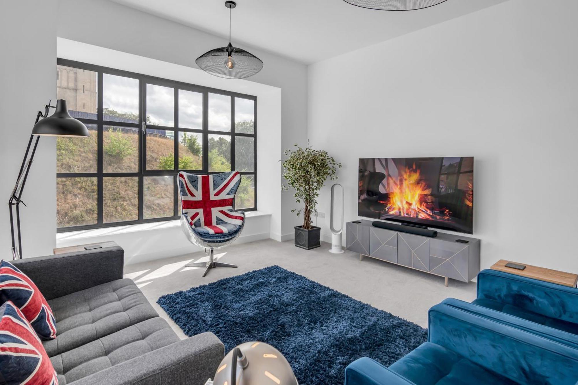 Furnished Modern Flat Overlooking Norwich Castle Bagian luar foto
