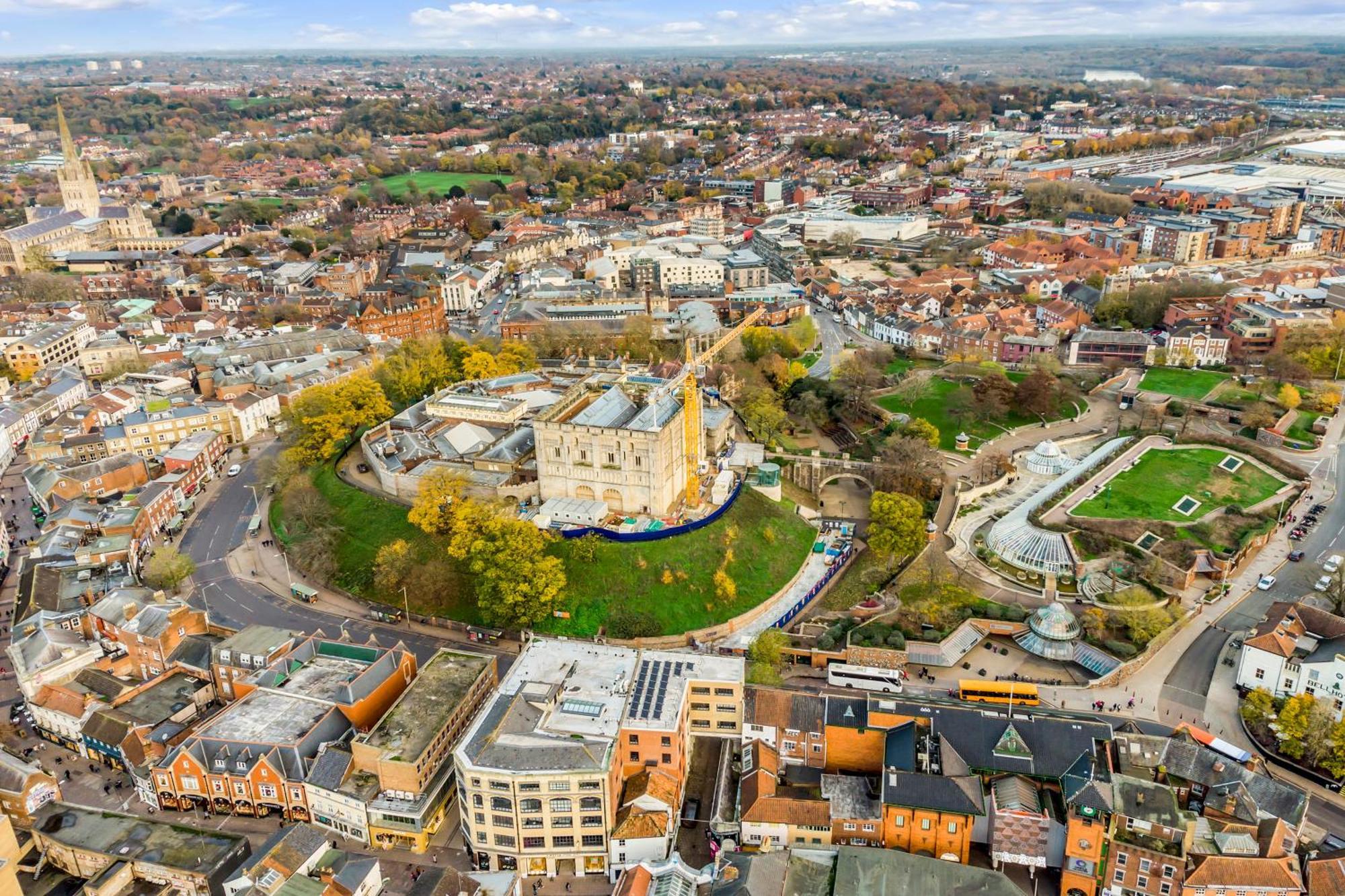 Furnished Modern Flat Overlooking Norwich Castle Bagian luar foto